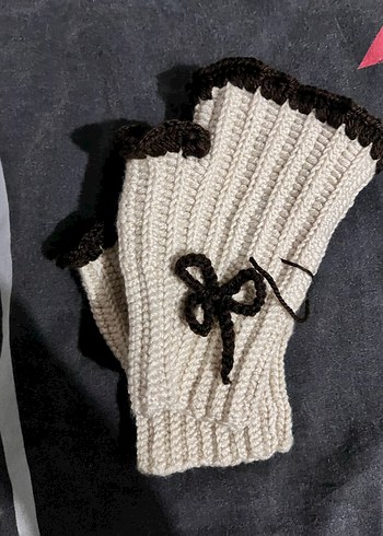 Örgü Kadın Eldiveni - Görsel 2