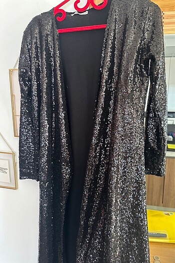 Pul payetli kimono - Görsel 2