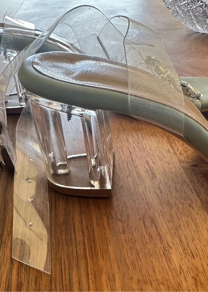 Az topuklu sandalet - Görsel 3