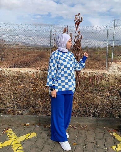 Tesettür Triko Kalın Takım