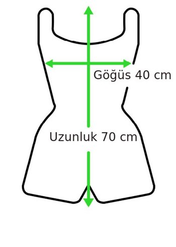 Kadın Turkuaz V Yaka Tulum - Görsel 2