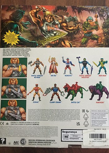  Beden Masters of the Universe Battle Armor He-Man Figürü