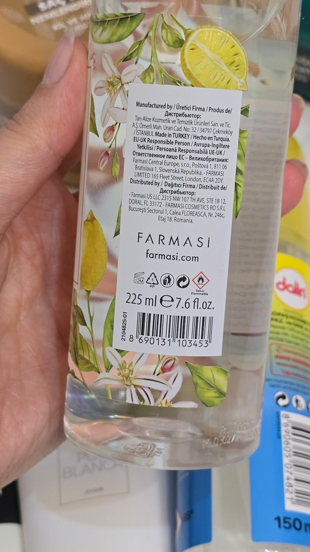 Farmasi Limonlu Kadın Kolonyası 225 ml - Görsel 3