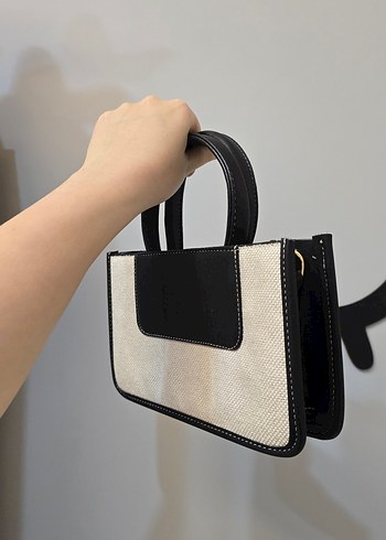 Minimalist Beyaz Deri Kadın Çanta - Görsel 2