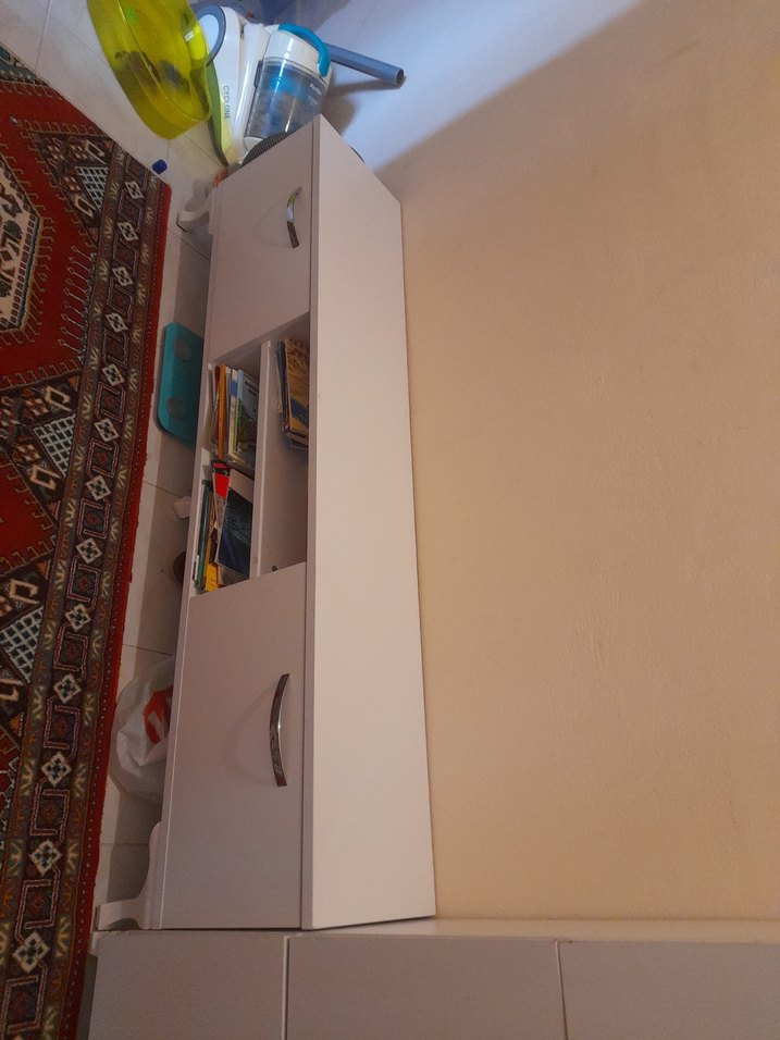 Beyaz tv ünitesi sehpa konsol - Görsel 2