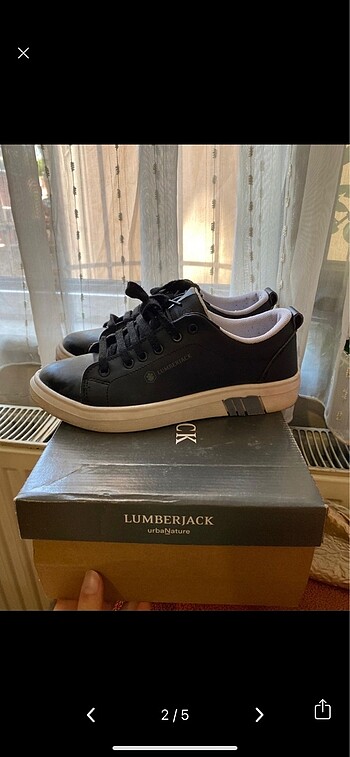 38 Beden siyah Renk Lumberjack spor ayakkabı