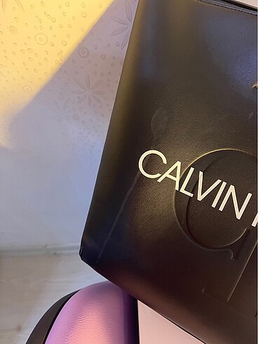  Beden siyah Renk Calvin klein kol çantası