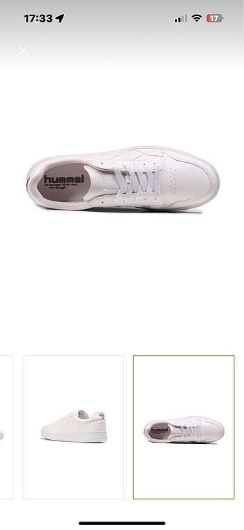 40 Beden beyaz Renk Hummel nielsen unisex beyaz sneaker