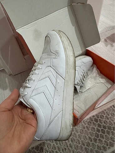 40 Beden Hummel nielsen unisex beyaz sneaker