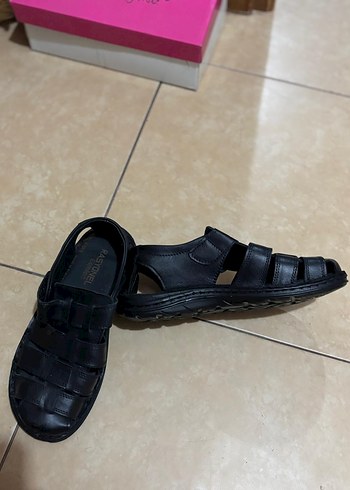 Deichmann Siyah kadın Tokalı Sandalet