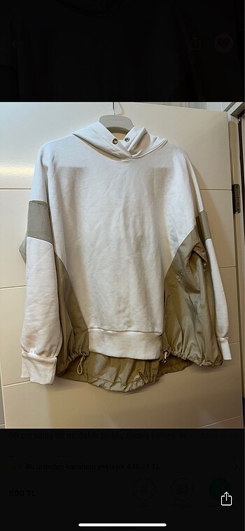 xs Beden beyaz Renk Network Sweatshirt