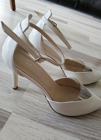 Beyaz Topuklu Ayakkabı /Gelin/Nikah ayakkabısı 