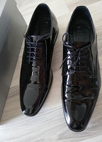 Siyah Rugan Erkek Ayakkabı/damat/smokin ayakkabı