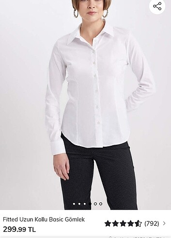 Sıfır etiketli Beyaz gömlek 