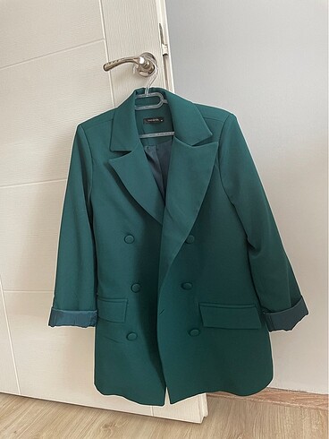 Zümrüt yeşili Blazer ceket