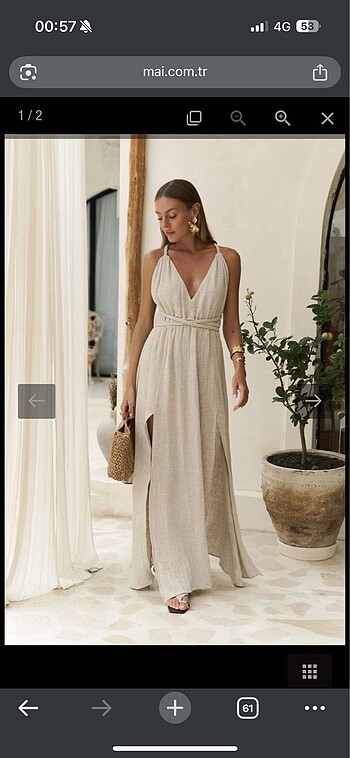 Mai collection bohem elbise