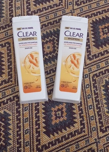 Clear zencefil Özü Kepeğe karşı Etkili Şampuan 