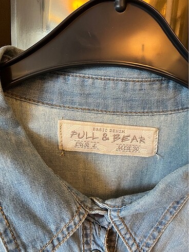 Pull and Bear İnce kot gömlek