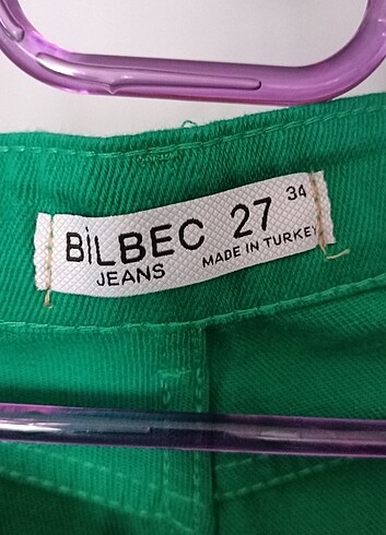 27 Beden yeşil Renk Kot pantolon 