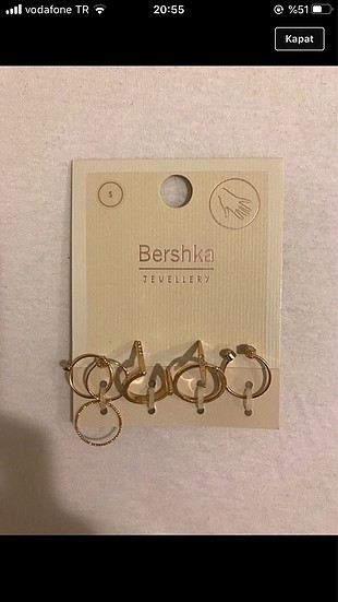 Bershka yüzük