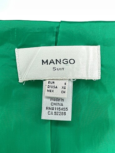s Beden yeşil Renk Mango Blazer %70 İndirimli.