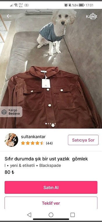 Kahverengi gömlek