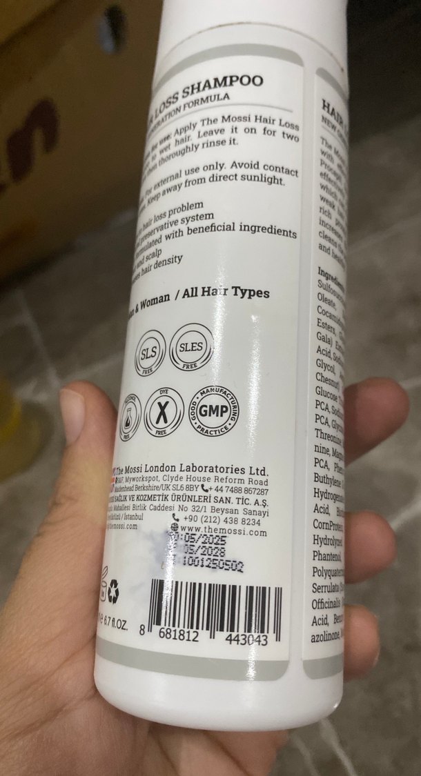 The Mossi Saç Dökülmesine Karşı Şampuan - Görsel 2