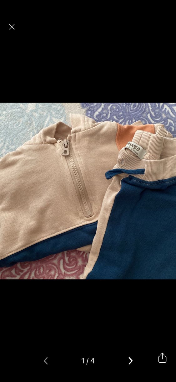 Bej Fermuarlı Hamile Kabanı - Görsel 3