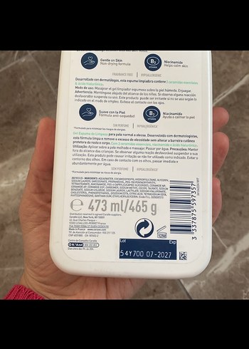CeraVe Köpüren Yüz Temizleyici 473 ml - Görsel 2