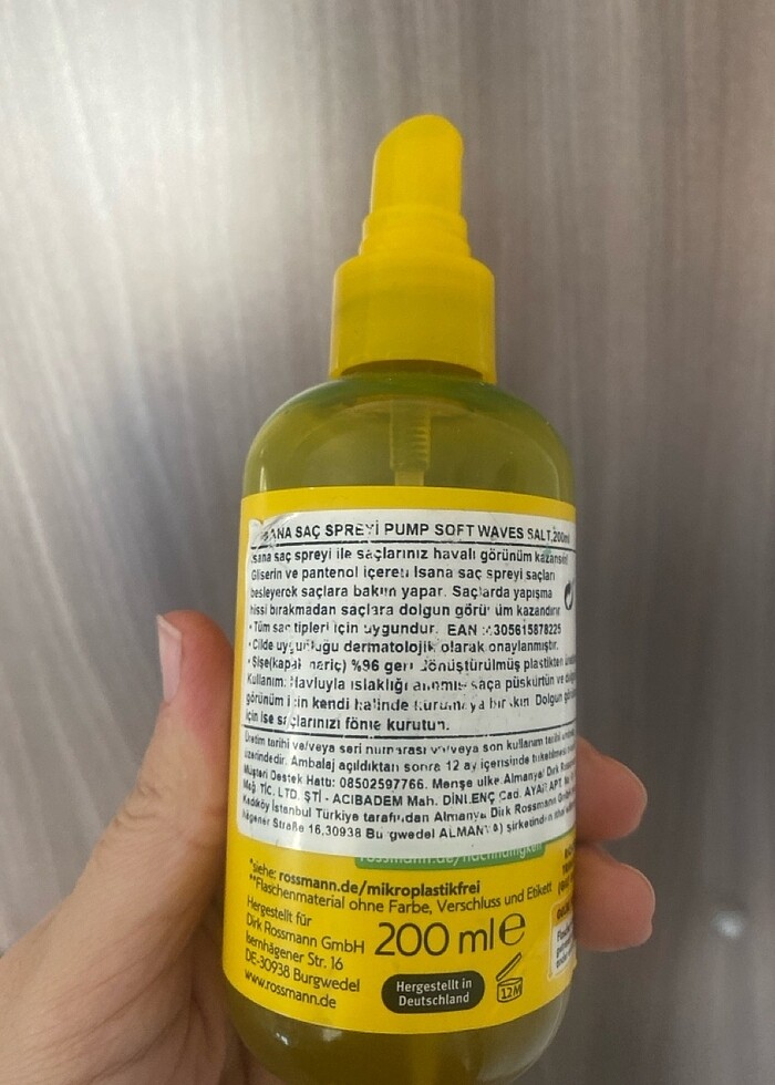 Isana saç spreyi - Görsel 2