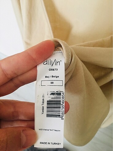 m Beden ten rengi Renk Dilvin Basıc bluz