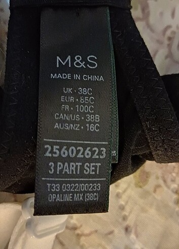 diğer Beden çeşitli Renk 3'lü sütyen set