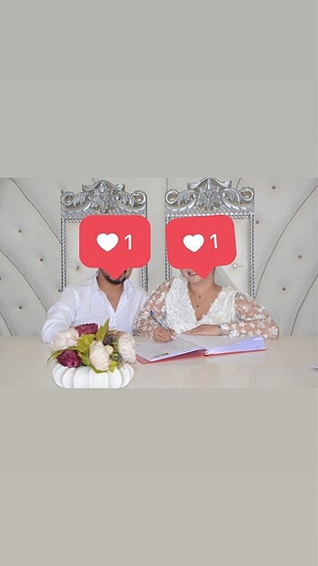 m Beden beyaz Renk Nikah Elbisesi