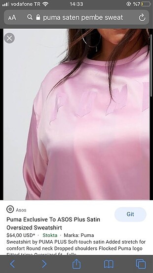 xs Beden Puma sweatshirt