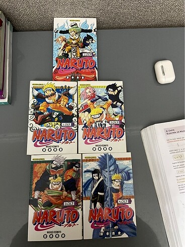  NARUTO İLK 5 CİLT TÜRKÇE MANGA