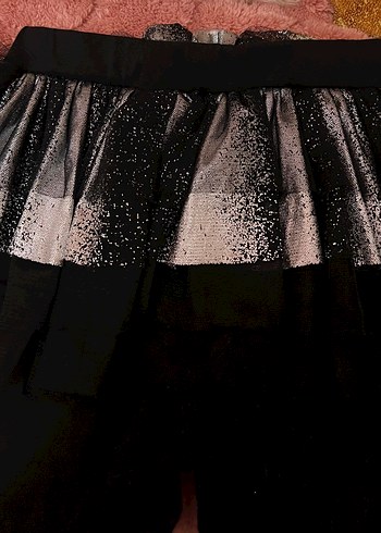 Kız Çocuk Siyah Fırfırlı Tayt kayla kids - Görsel 6