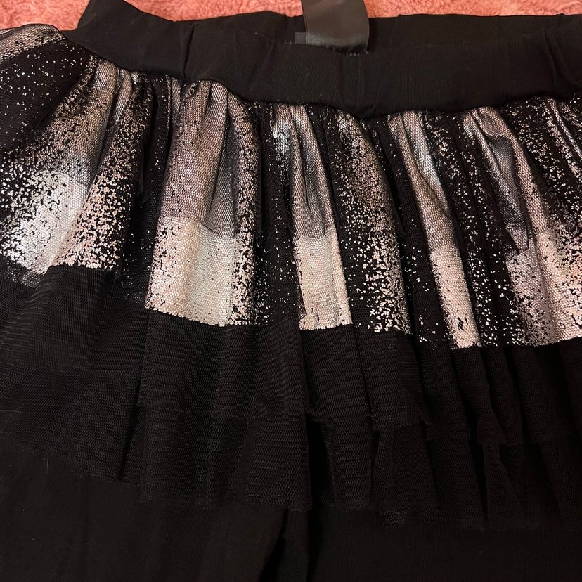 Kız Çocuk Siyah Fırfırlı Tayt kayla kids - Görsel 3