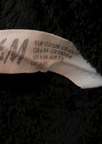 Kız Çocuk Siyah Kapüşonlu Peluş Sweatshirt - Görsel 3