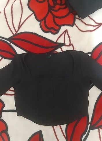 Trendyol & Milla siyah trendyol crop