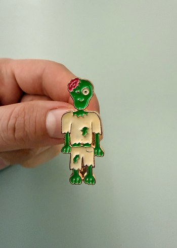 Zombi Figürlü Rozet - Görsel 2