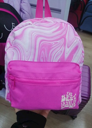 Renkli Pembe Çocuk Okul Çantası