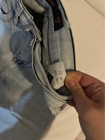 27 Beden mavi Renk Kot pantolon