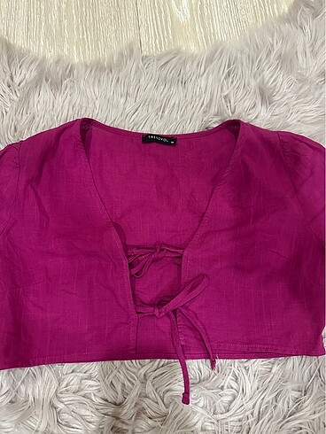 m Beden Fuşya crop