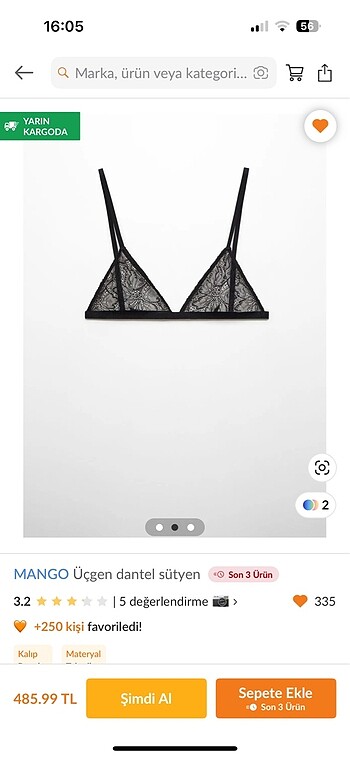 s Beden siyah Renk pull&bear ikili sütyen