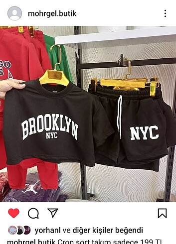 38 Beden Şort ve crop takım
