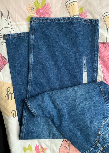 Denim Palazzo Pantolon - Görsel 2