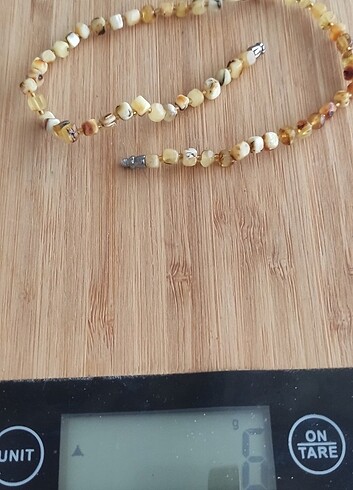  Beden Renk Damla Kehribar kolye çocuk bebek