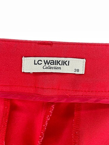 38 Beden kırmızı Renk LC Waikiki Kumaş Pantolon %70 İndirimli.