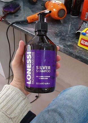 silver şampuan mor şampuan