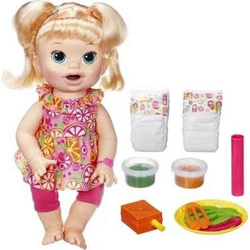Baby alive mama zamanı kaka çiş yapan bebek